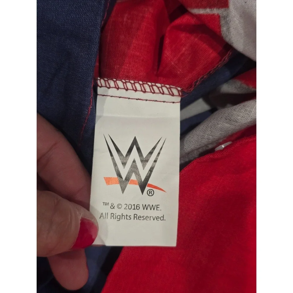 WWE Wrestling Legends Duvet Bed Cover‎ Lightweight 2015 Rock Austin EUC FULL
